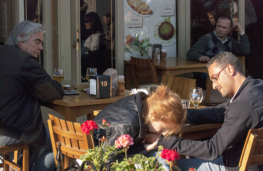 Am Galaterturm in Istanbul