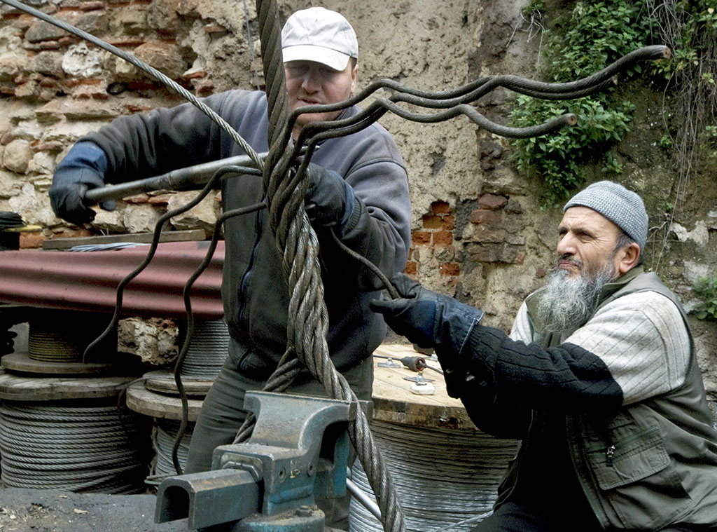 An der Galaterbrücke in Istanbul