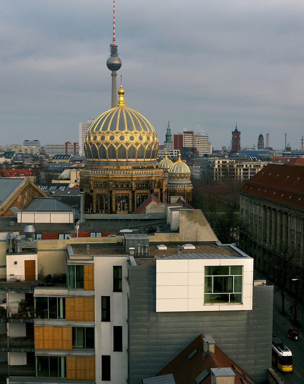 Blick auf die alte Synagoge